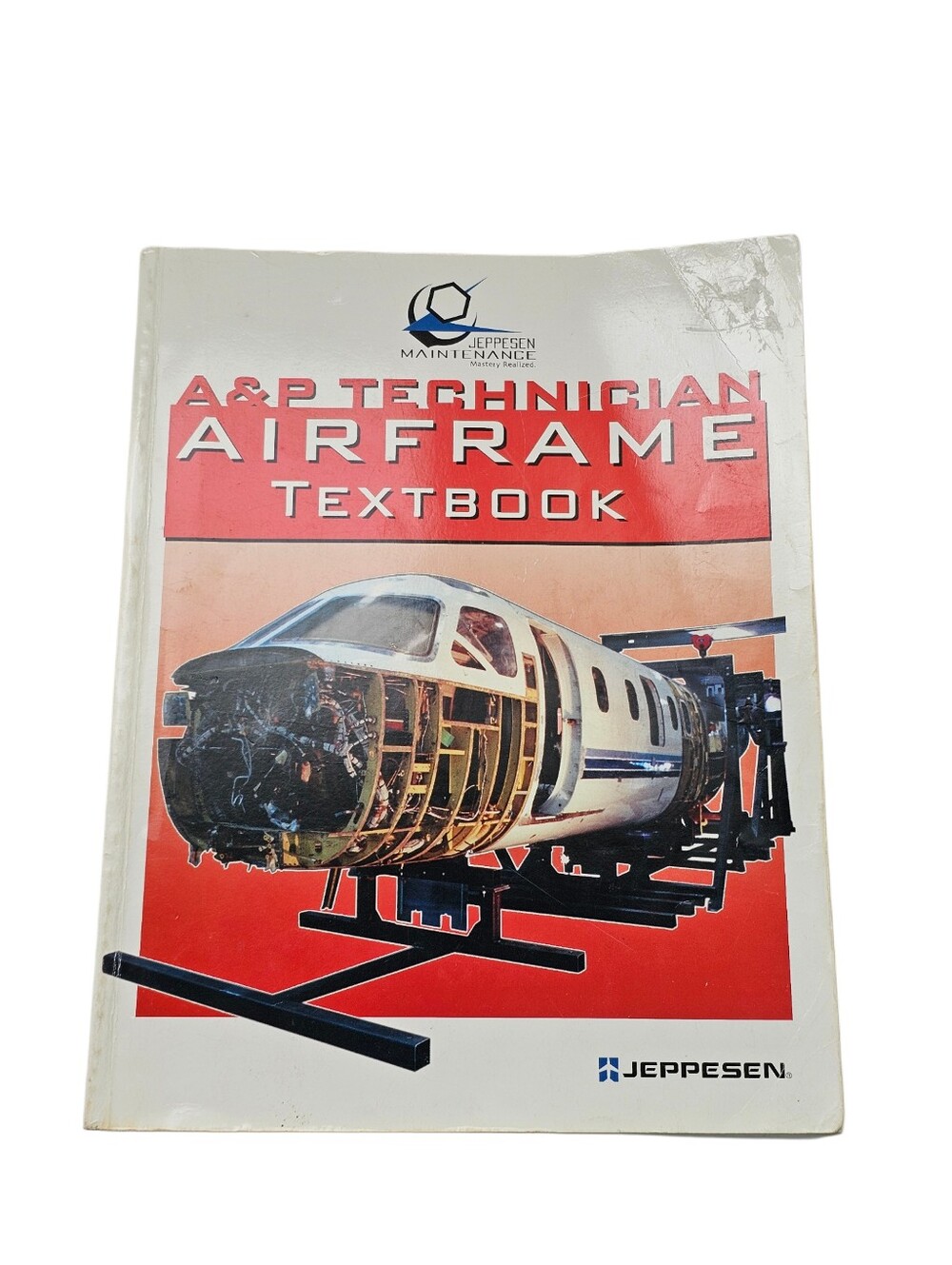 Jeppesen A&P Technician Airframe Textbook Aviation Mechanic FAA Study Guide Book